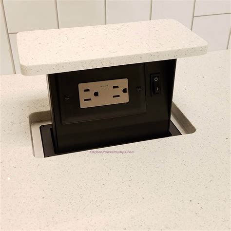 electrical outlet for granite countertop